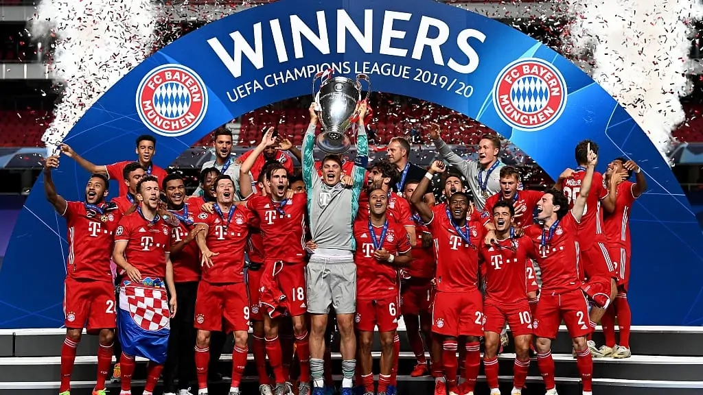 Champions League winnaars Bayern Munchen 2020