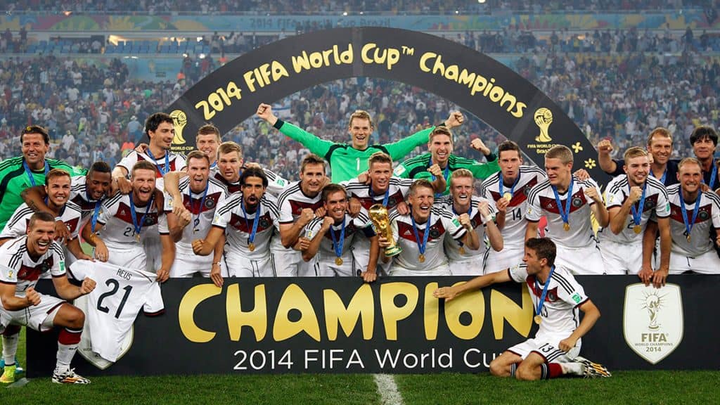 Duitsland Wereld Kampioenschap winnaar 2014 voetbal